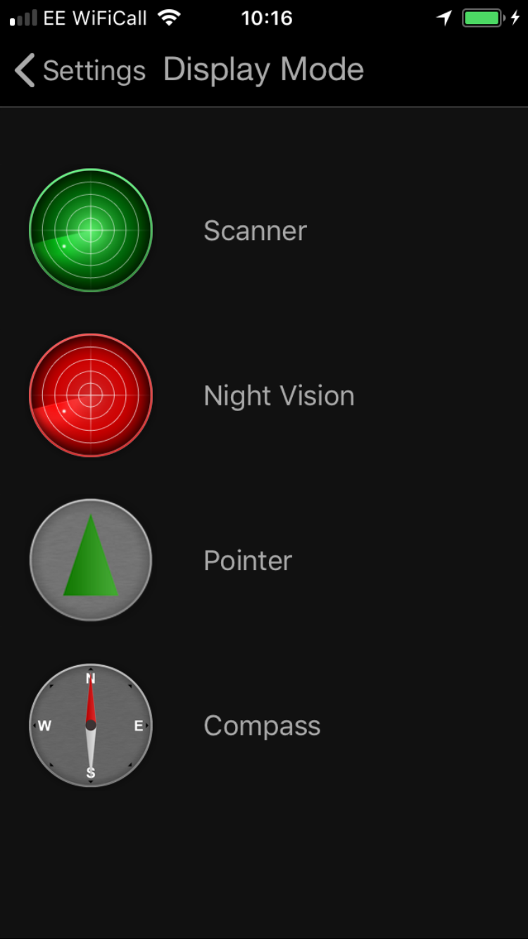 Back Track UI Options
