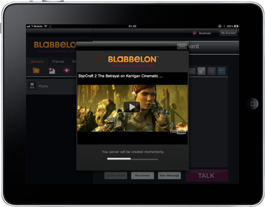 Blabbelon Talk On iPad